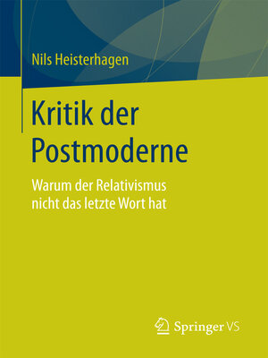 cover image of Kritik der Postmoderne